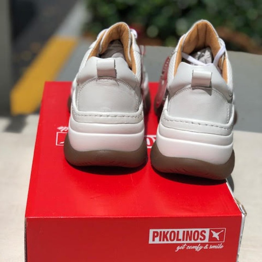 🆕Pikolinos Cabanes Sneaker, White, sz 38 (7.5-8) - Picture 4 of 9